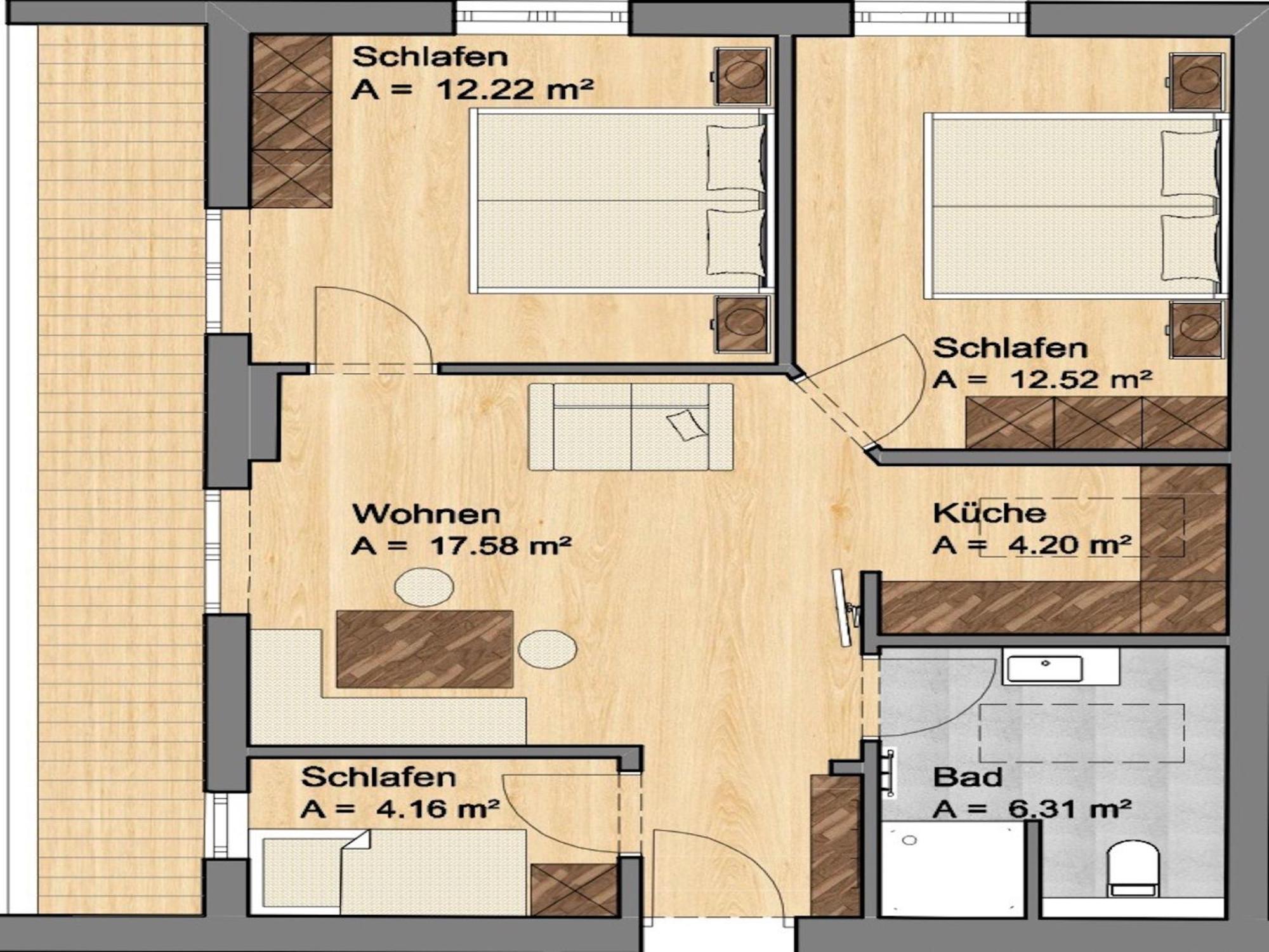 Appartement Schwaiger Scheffau am Wilden Kaiser Rum bild